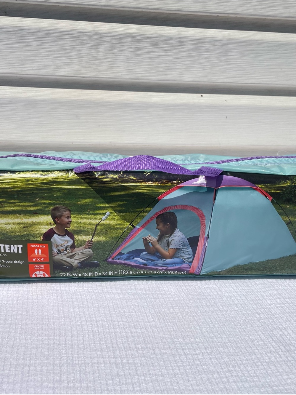 Ozark Trail, 6' x 4' x 34', 6lb Kid's Dome Tent, Ideal for 2 Kids